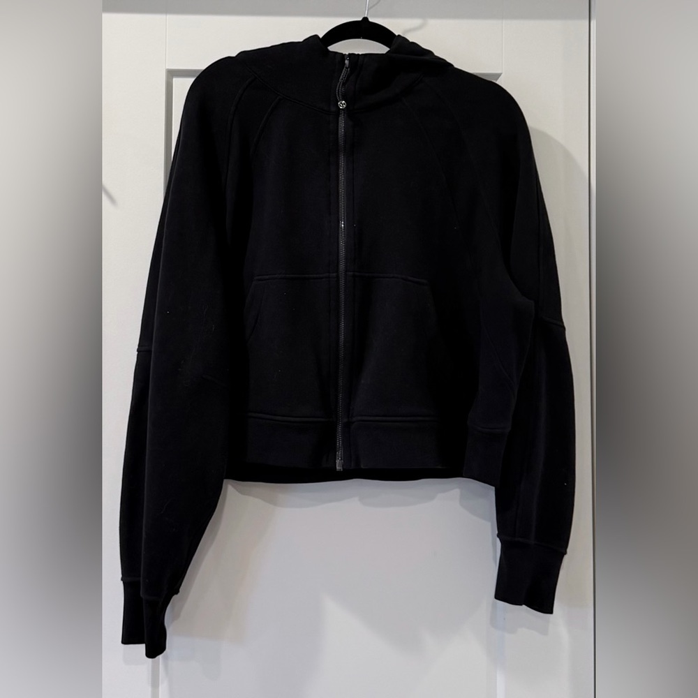 Black Like New Lululemon Scuba Oversized Full-Zip Hoodie - size XL/XXL